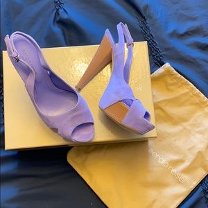 Sergio Rossi lavender shoes